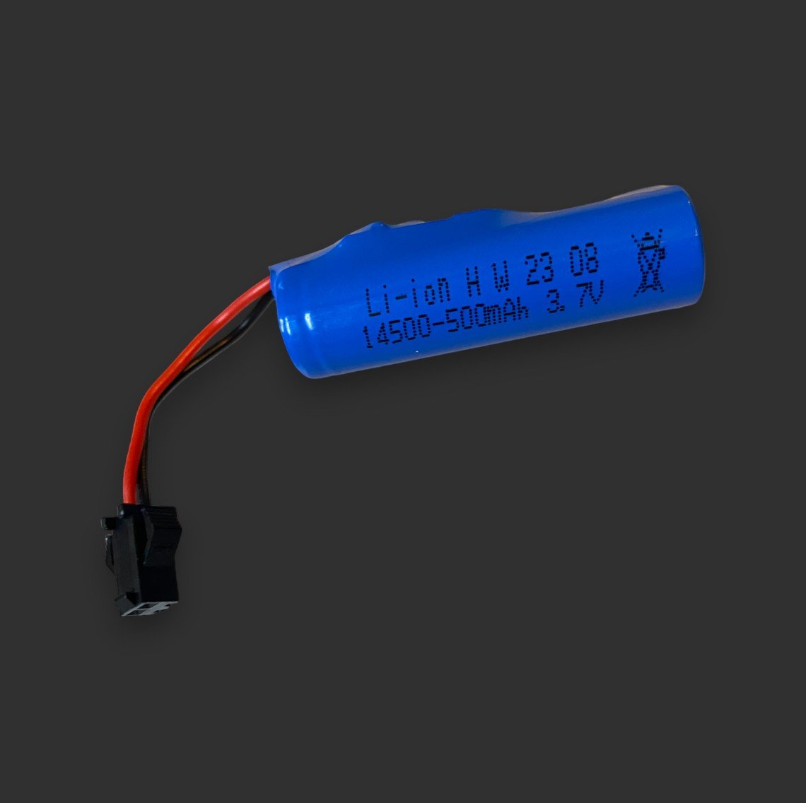 3.7V 500mAh Lithium Battery | SM-2p Plug - BlasterMasters