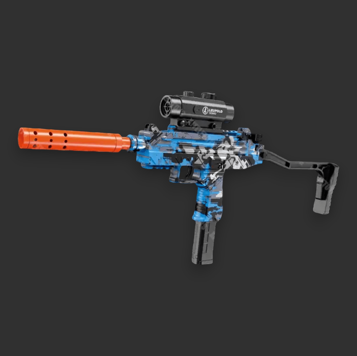 Blue Cam UZI Gel Blaster - BlasterMasters