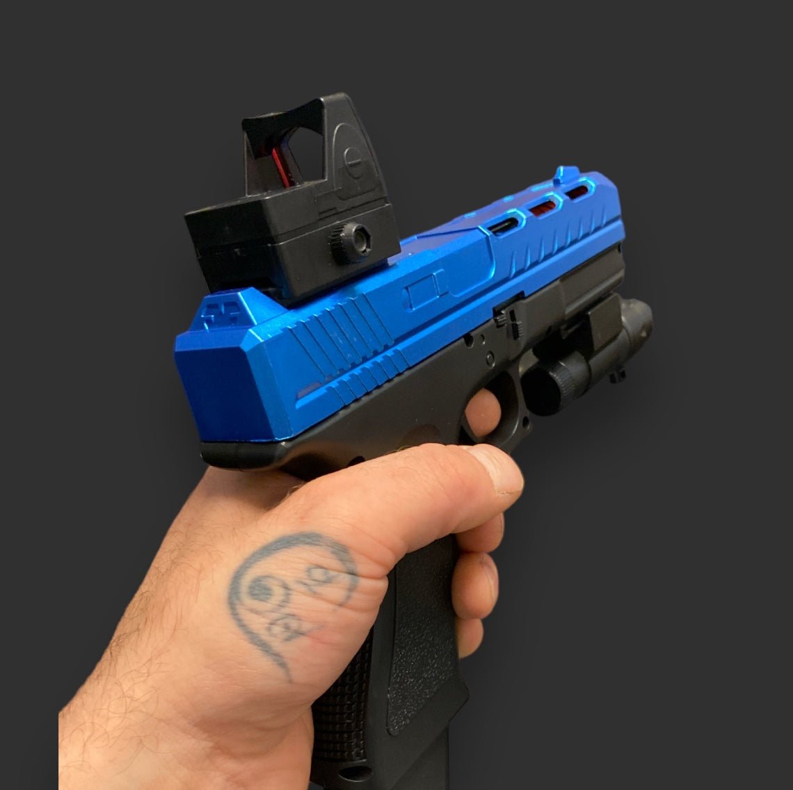 GLE 817s Chrome Blue Blaster: - BlasterMasters